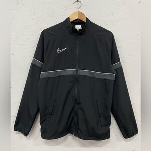 Nike Dri-FIT Academy Knit Soccer Track Jacket, Size M, CW6118-014, Black